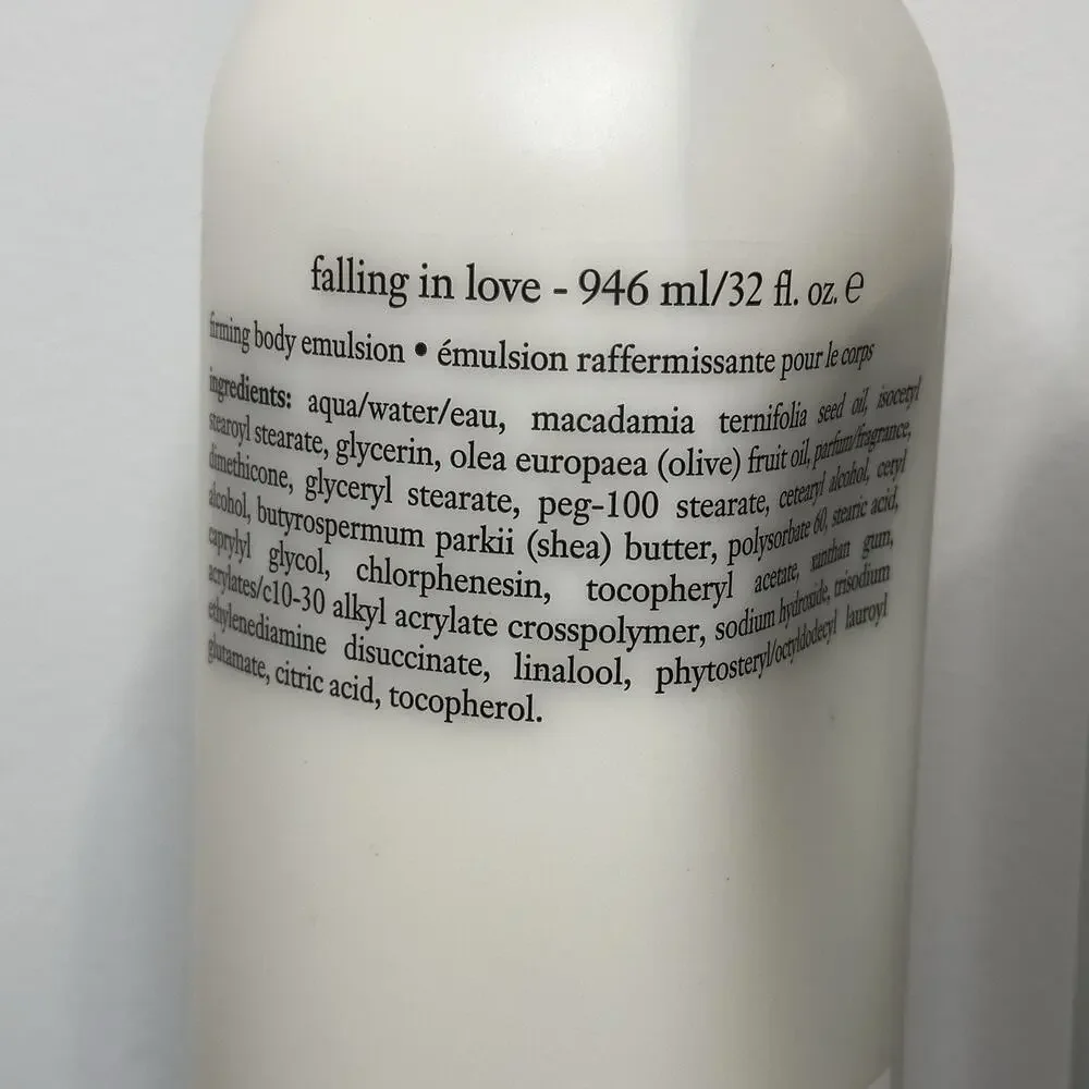 Philosophy NEW Falling In Love Set Hand Cream 7oz + Emulsion + Shower Gel 32oz